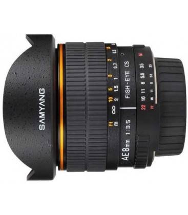 SAMYANG 8 mm f/3,5 AE FISH EYE PER NIKON CS II