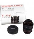 SAMYANG 8 mm T3.8 V-DSLR II PARA CANON