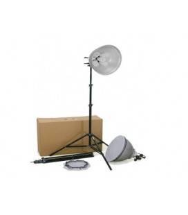 CROMALITE KIT 2 SPOTLIGHTS FLOURESCENT LIGHT 5 LAMPS