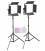 CROMALITE 2 PANNELLI LED CN-600CSA BICOLORE CON PINNE CN-600CSA