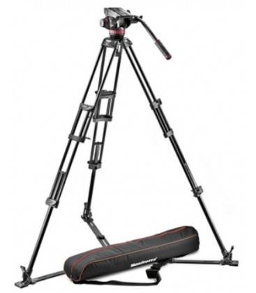 TREPPIEDE MANFROTTO PROFESSIONALE 546GB+ROTULA MVH502A