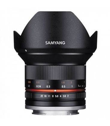 SAMYANG 12MM f/2.0 NCS CS Fuji X Negro