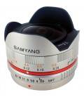 SAMYANG 7,5 MM F3,5 UMC OCCHIO DI PESCE UMC MICRO 4/3 ARGENTO