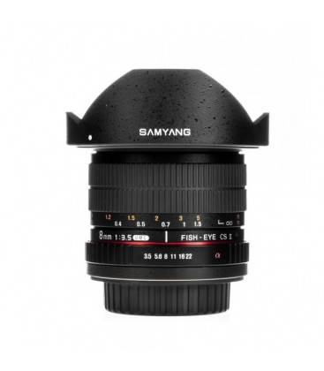 SAMYANG 8mm T3.8 V-DSLR UMC CSII PARA FUJI