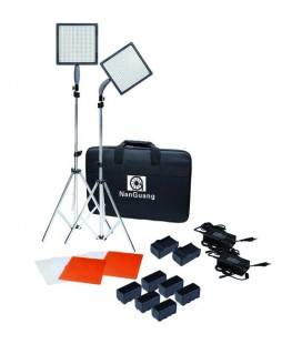 Cromalite Panel Led Cn-576 Bicolor Kit (With 6 Batteries and Charger)