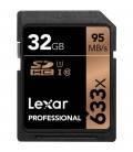 LEXAR TARJETA PROFESSIONAL 633X 32GB (SDHC, UHS-I)