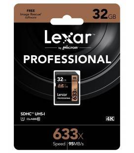 LEXAR TARJETA PROFESSIONAL 633X 32GB (SDHC, UHS-I)