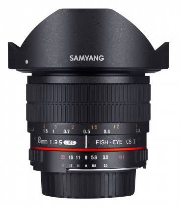 SAMYANG OBJETIVO PARA FUJI X 8MM (f/3.5-22 UMC, Ojo de Pez, CSII)