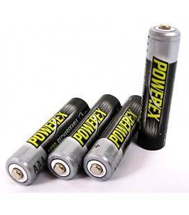Powerex Mhraaa4-1000 - Pack of 4 AAA NiMH Batteries 1.2V 1000mAh