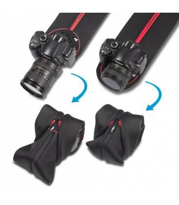 Miggö Strap & Wrap Für DSLR-Kameras (Schwarz)
