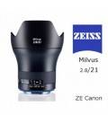 ZEISS MILVUS 21MM F/2,8 ZE CANON 21MM F/2,8 ZEON 