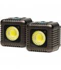 LUME CUBE TORCHE (DEUX LEDS) GRIS FONCÉ