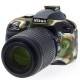 Easycover Capa Protetora Para Nikon D3300/D3400 Camuflagem
