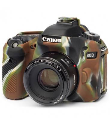 Easycover Schutzhülle für die Canon Eos 80D Tarnmuster