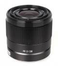 SONY  SEL-28F20 OBJECTIF FE 28 mm F2 