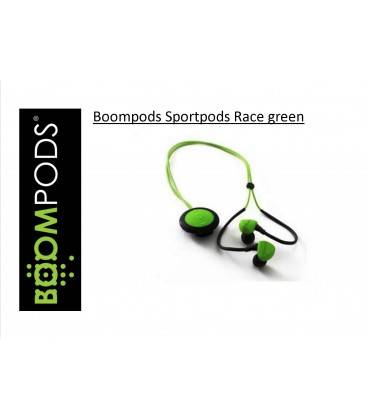 Boompods Sportspods Race Earphones - Green Bluetooth Control/Clip