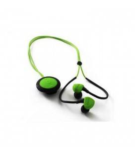Boompods Sportspods Race Earphones - Green Bluetooth Control/Clip