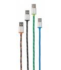 BOOMPODS RETRO GEFLOCHTENES KABEL 1M ORANGE