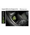 BOOMPODS CHARGEUR DE VOITURE APPLE 2 USB VERT USB