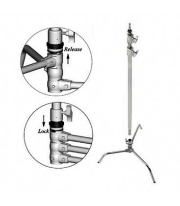 Kupo Suporte Ct20Mb Com Base De Tartaruga (Preto)