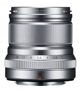 FUJIFILM OBJETIVO XF 50mm f/2 R WR SILVER./LATA