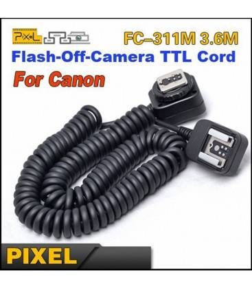 Câble extensible Pixel Fc-311/S E-Ttl pour flash Canon 3,6 m