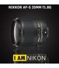 NIKON OBJETIVO AF-S 35MM  F1.8 G ED NIKKOR