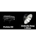 PROFOTO UMBRELLA DEEP SILVER 130CMS (SILVER) LARGE