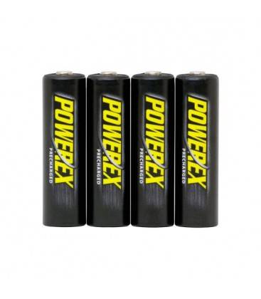 POWEREX BATERIAS PRECARGADAS (4 PZAS DE AA) 2600MAH