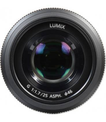 PANASONISCHER LUMIX  G 25 mm/F1,7  SCHWARZ + 25 EUROS KASSABLEITUNG 