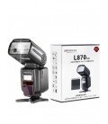 TRIOPO FLASH INALAMBRICO DUAL PARA CANON Y NIKON L870 GN58