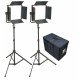 Nanguang Led Cn-1200Csa Bicolor With Barn Doors (Kit With 2 Led Panels)
