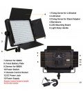 NANGUANG LED CN-1200CSA BICOLOR MIT FLOSSEN (KIT MIT 2 LED PANEL)