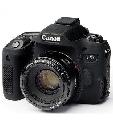 Easycover Capa Protetora Para Canon Eos 77D Preto (Inclui Protetor De Tela Lcd)