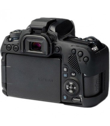 Easycover Custodia Protettiva Per Canon Eos 77D Nero (Include Protezione Schermo Lcd)