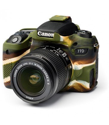 Easycover Custodia Protettiva Per La Canon Eos 77D Mimetica