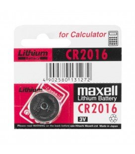 Acheter en ligne la pile bouton Maxell CR2016.