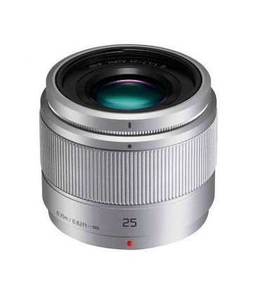 PANASONIC LUMIX  G 25 mm/F1.7 ASPH PLATA