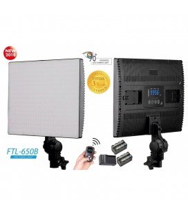 Fotima Bicolor LED Panel 650B + 2 Batteries + Charger