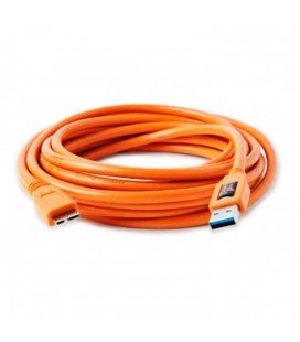 TETHERTOOLS CABLE USB 3.0 MACHO A MICRO B 4.6 M NARANJA