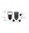 NISSIN KIT 2 DI700A OL YMPUS/PANASONIC 2FLASHES  + TRANSMISOR AIR 1