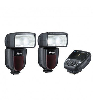 NISSIN KIT 2 DI700A OL YMPUS/PANASONIC 2FLASHES  + TRANSMISOR AIR 1