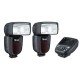 Nissin Kit 2 Di700A Fuji 2Flashes + Transmisor Air 1