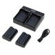 Jupio Dual USB Charger Kit + 2 EN-EL15 Batteries (CNI1004)
