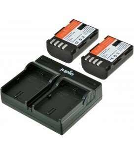 Jupio Kit Chargeur Usb + 2 Batteries Dmw-Blf19E