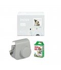 FUJIFILM  INSTAX MINI 9 + 10 FOTOS + FUNDA ORIGINAL -BLANCO