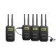 Saramonic Vmiclink5 - Wireless System with Three Transmitters and Receiver with Monitor