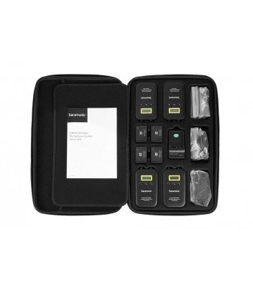 Saramonic Vmiclink5 - Wireless System with Three Transmitters and Receiver with Monitor