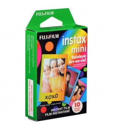 FUJIFILM INSTAX MINI RAINBOW(ARCO IRIS) 10 TIRAS