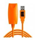 TETHER TOOLS  TEHTERPRO USB 2.0 ACTIVE EXTENSION 5MTS. NARANJA